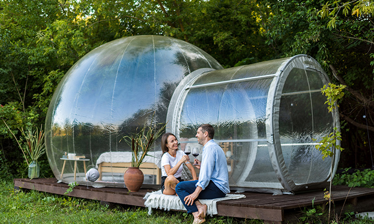 Glamping Domo geodésico